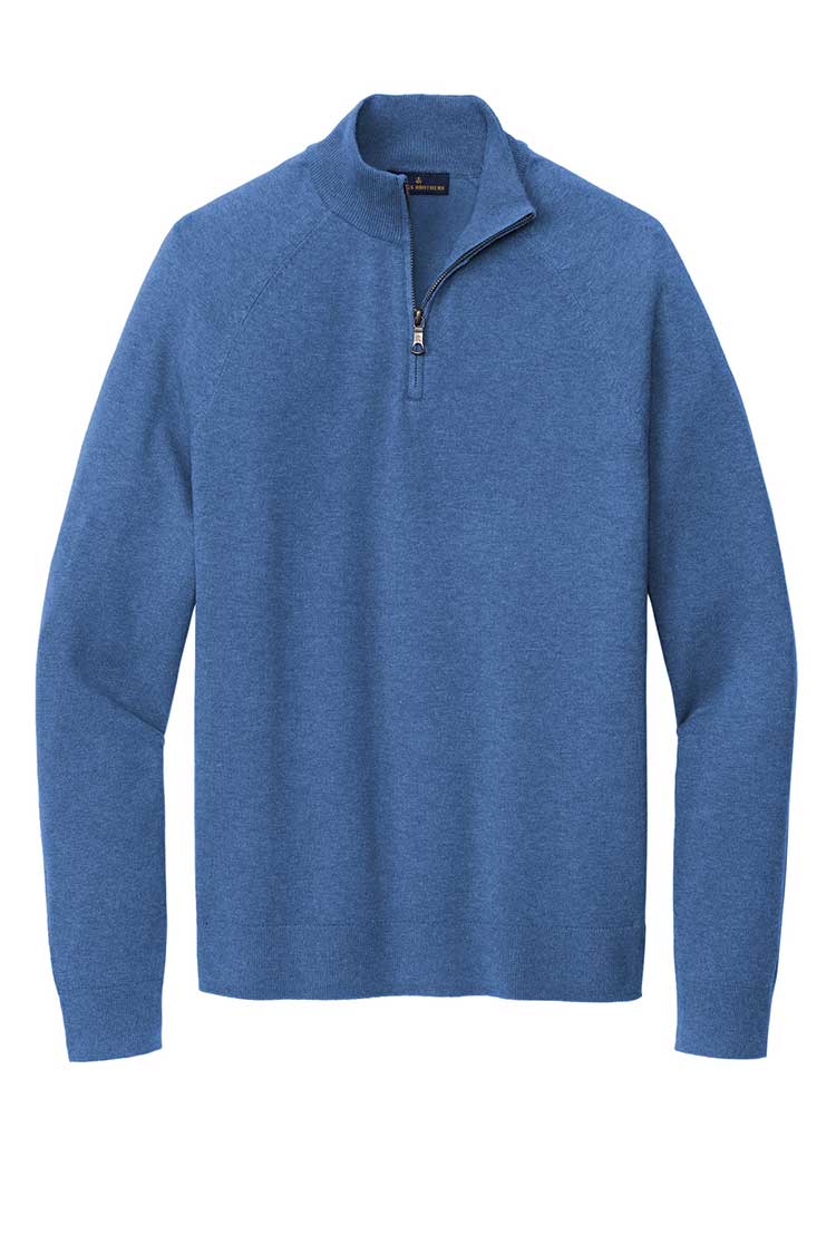 Brooks Brothers &#174;  Cotton Stretch 1/4-Zip Sweater