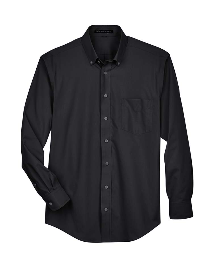 Devon & Jones Men's Crown Collection® Solid Broadcloth Woven Shirt