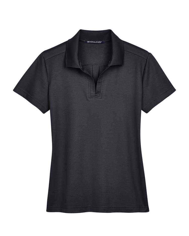 Devon & Jones CrownLux Performance® Ladies' Plaited Polo
