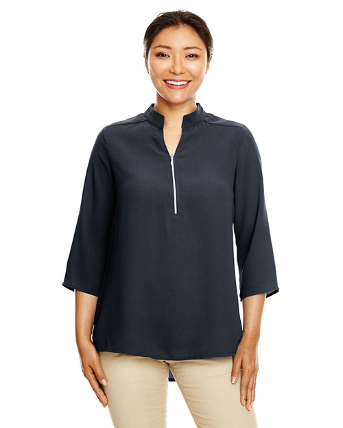 Devon & Jones Ladies' Perfect Fit™ Three-Quarter Sleeve Crepe Tunic 2