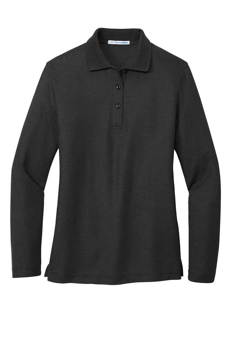 Port Authority &#174;  Ladies  Silk Touch&#153; Long Sleeve Polo