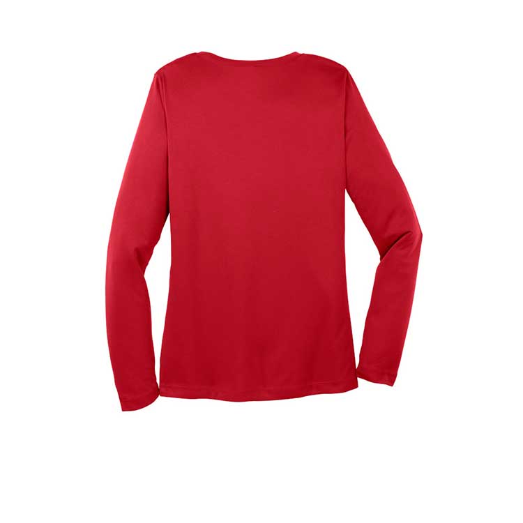 Sport-Tek &#174;  Ladies Long Sleeve PosiCharge &#174;  Competitor&#153; V-Neck Tee. 2